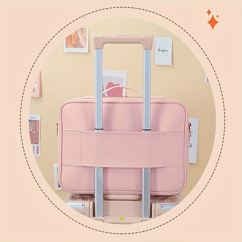 Trousse de Maquillage de Voyage avec Miroir LED – Luminosité Réglable & Séparateurs Amovibles