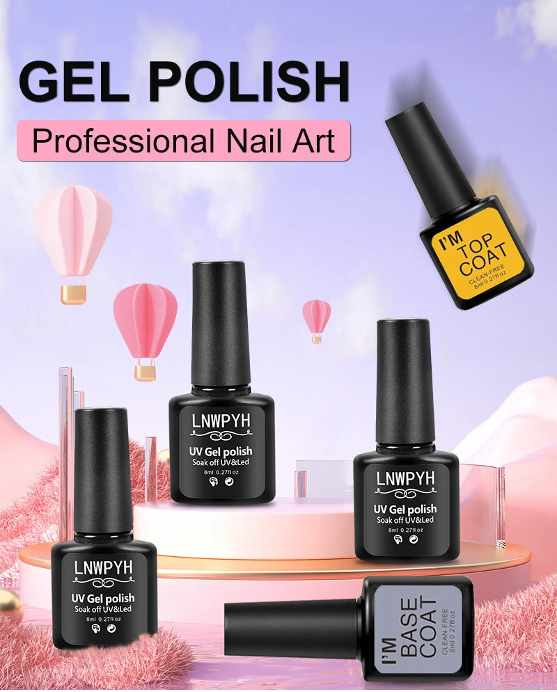 Kit Complet Manucure Gel UV – Lampe LED 36W + Perceuse & 18 Vernis Gel – Professionnel & Maison
