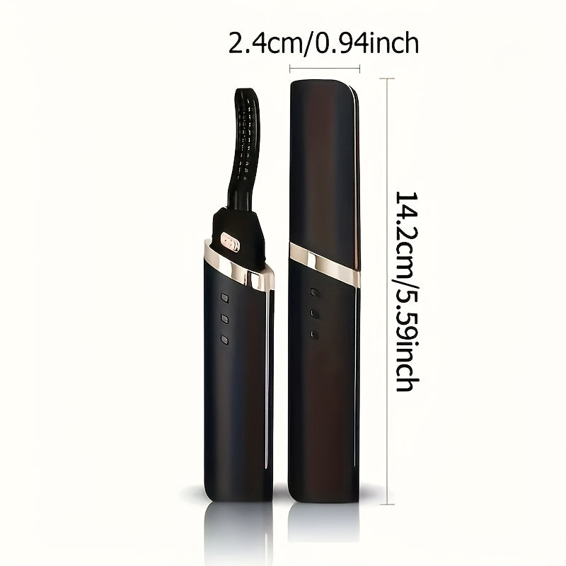 Recourbe-Cils Électrique Rechargeable USB – Boucles Naturelles & Tenue Longue Durée