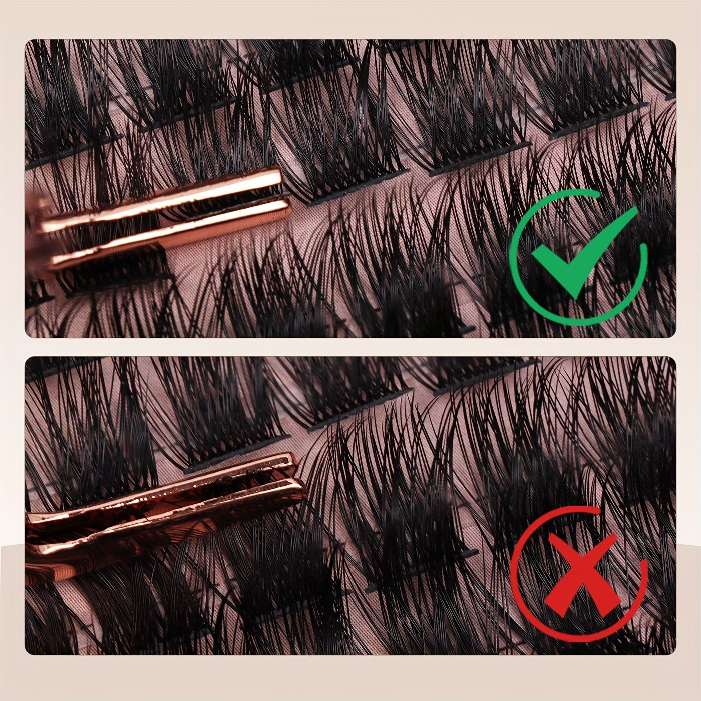 Extensions de Cils DIY – Kit Complet Réutilisable avec Colle et Pince – Cils Courbés Naturels 6 à 15mm