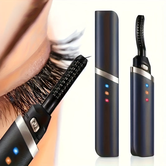 Recourbe-Cils Électrique Rechargeable USB – Boucles Naturelles & Tenue Longue Durée