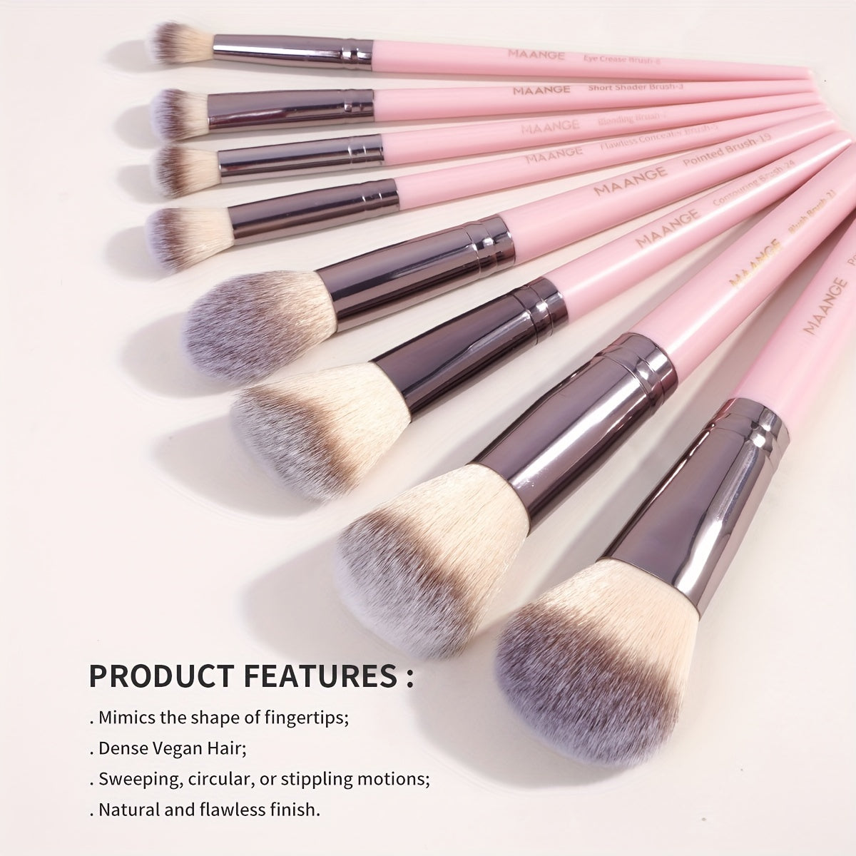 Set de Maquillage Professionnel 53 Pièces – Pinceaux, Éponges & Accessoires avec Trousse de Rangement