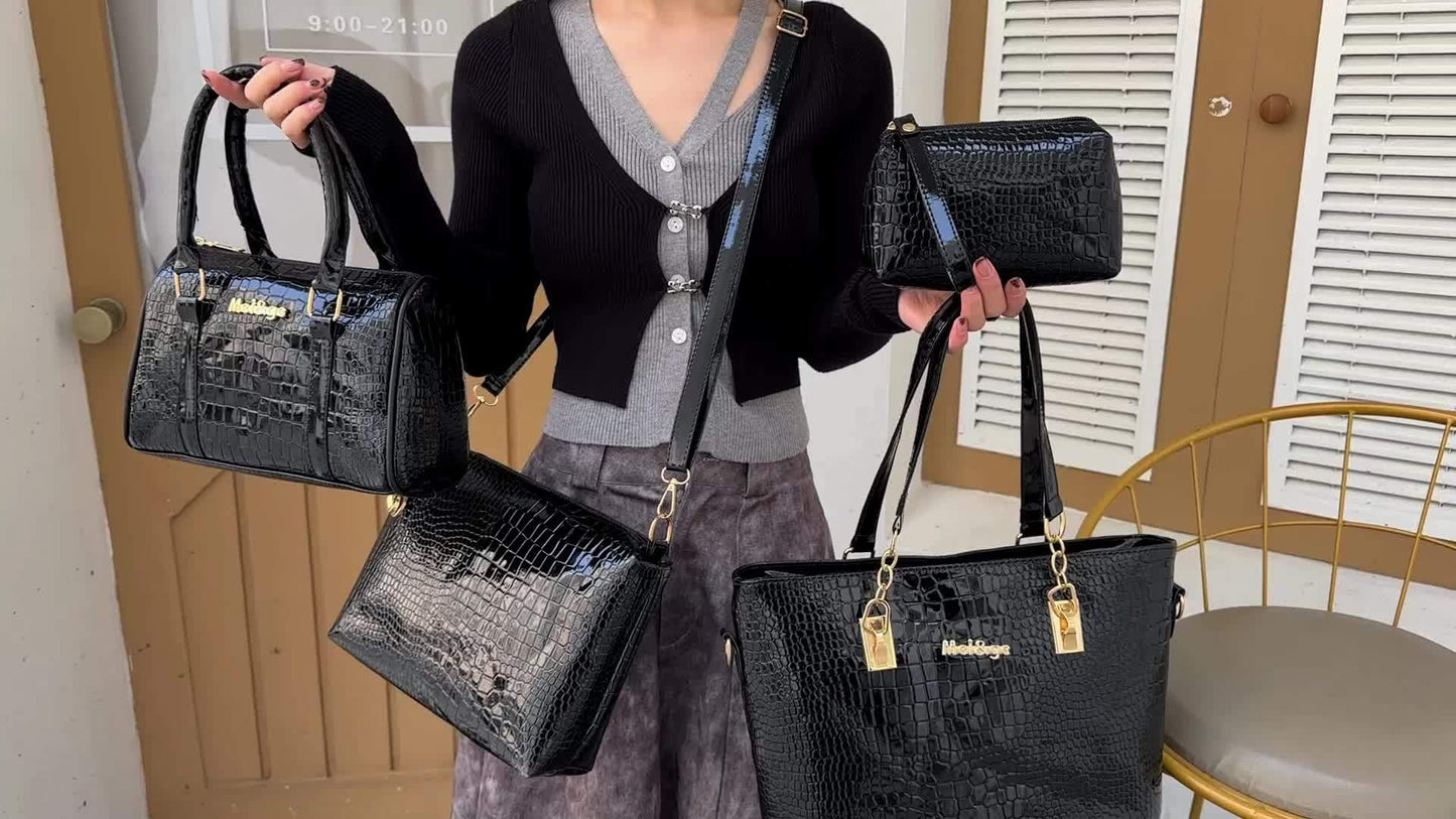 Lot de 5 Sacs à Main Femme Élégants – Polyvalents & Chic, Style Européen
