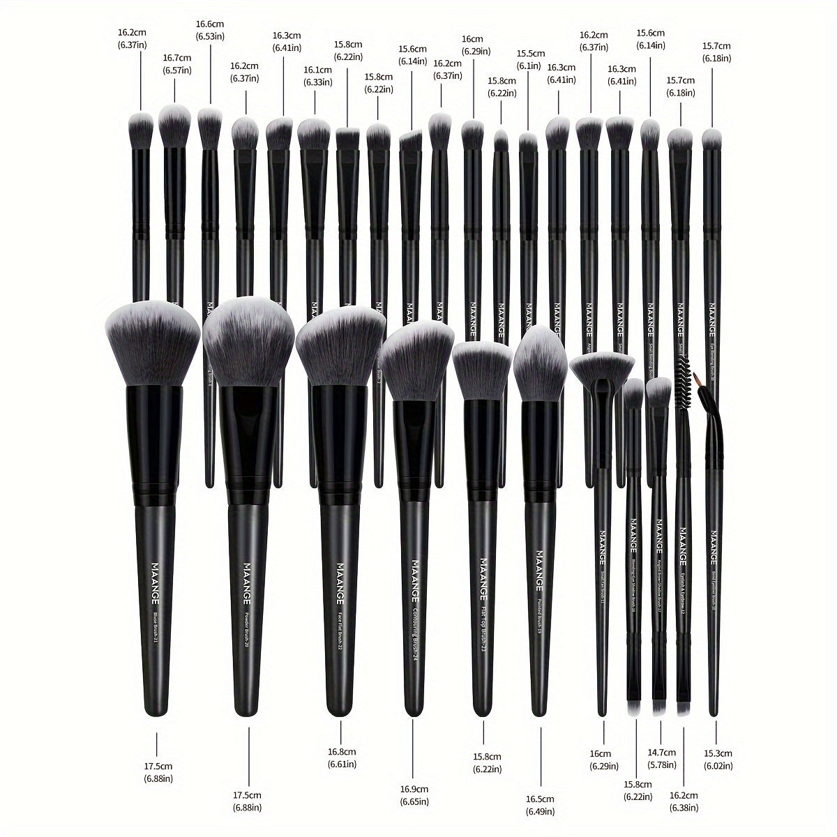 Set de Maquillage Professionnel 53 Pièces – Pinceaux, Éponges & Accessoires avec Trousse de Rangement