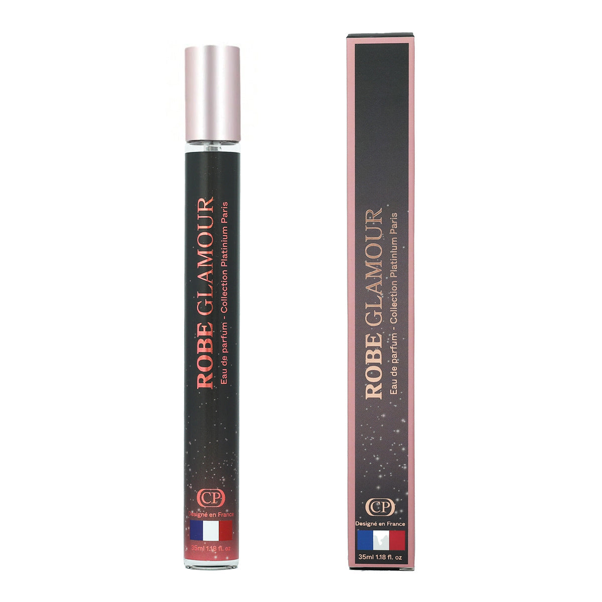 Eau de Parfum Femme – Robe Glamour 35ml – Collection Platinium – Made in France