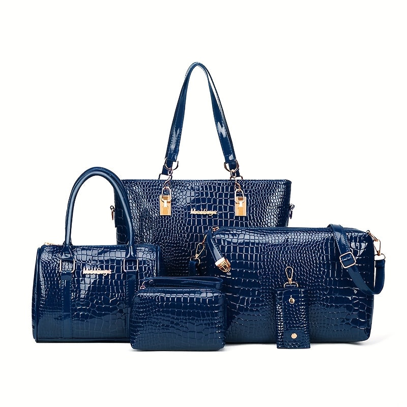 Lot de 5 Sacs à Main Femme Élégants – Polyvalents & Chic, Style Européen