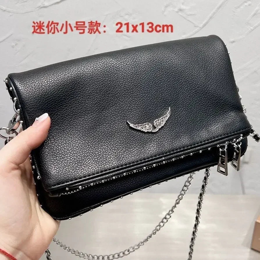 Sac Bandoulière Femme Mini – Design Élégant avec Chaîne – Cuir Synthétique Chic Zadig Voltaire
