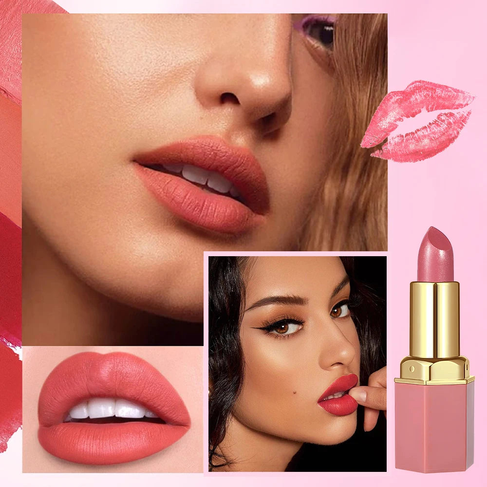 Coffret 6 Rouges à Lèvres Mat Velours – Longue Tenue & Couleurs Intenses