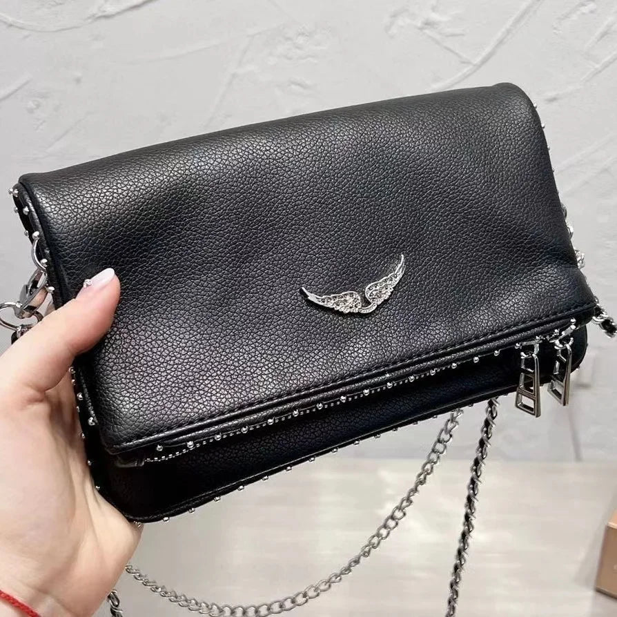 Sac Bandoulière Femme Mini – Design Élégant avec Chaîne – Cuir Synthétique Chic Zadig Voltaire