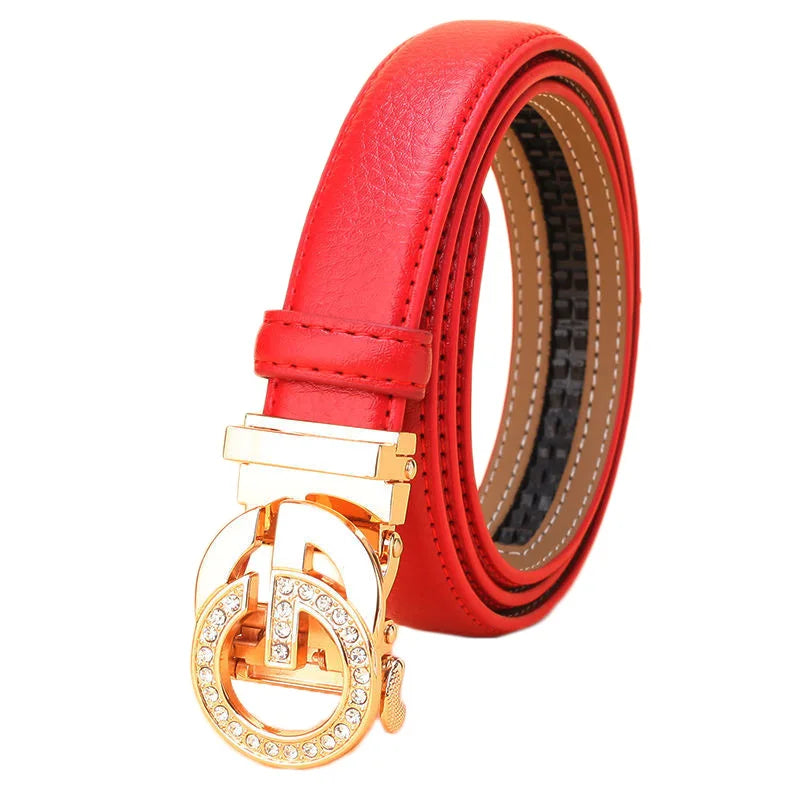 Ceinture Femme Luxe 25mm – Cuir Élégant avec Boucle Métallique Dorée, Mode Chic et Intemporelle