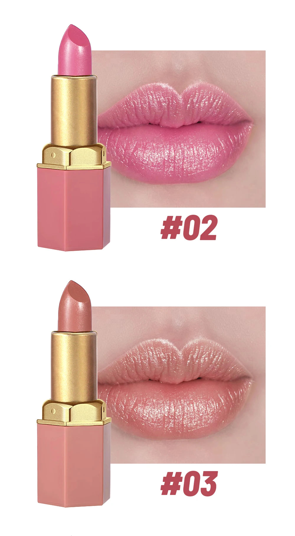 Coffret 6 Rouges à Lèvres Mat Velours – Longue Tenue & Couleurs Intenses