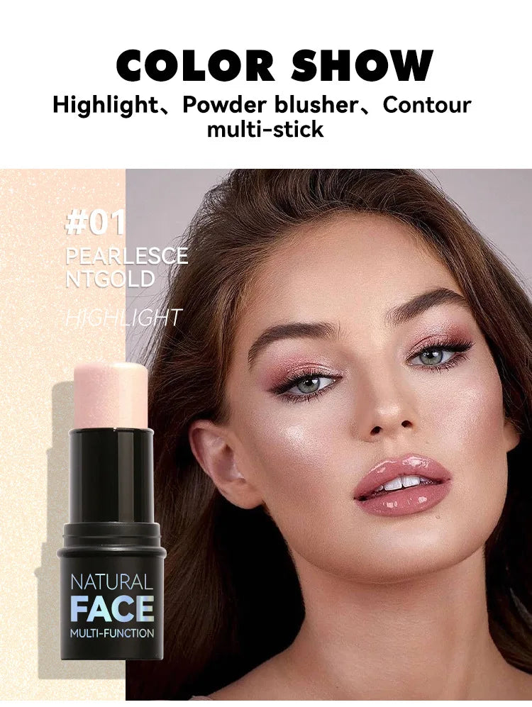 Stick Contouring & Highlighter 2-en-1 – Bâton Bronzant, Enlumineur & Correcteur Multifonction 6g