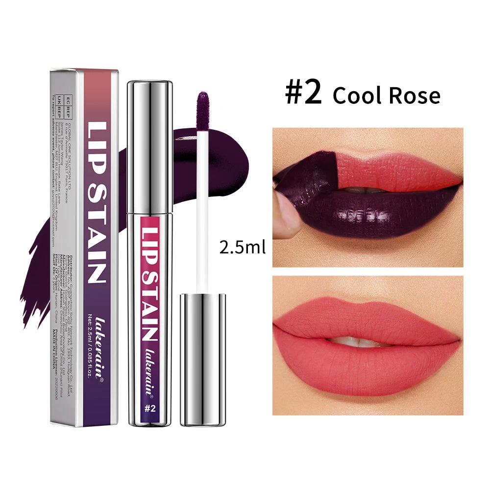 Rouge à lèvres liquide mat – encre longue durée, waterproof, anti-transfert, 3 couleurs