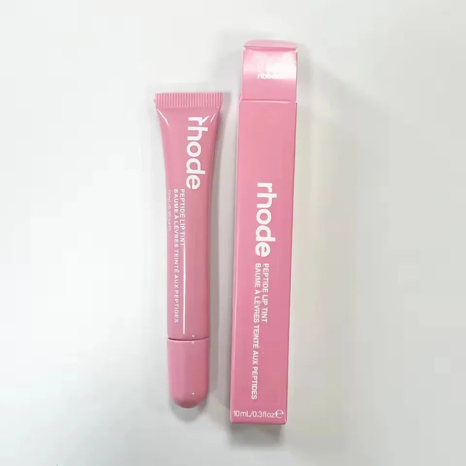 Baume à Lèvres Glossy Rhode – Hydratant, Longue Tenue, Effet Brillant & Naturel, 10ml