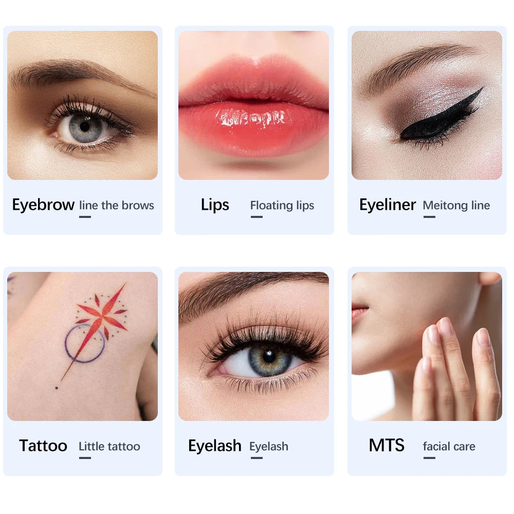 Machine PMU Sans Fil – Stylo Rotatif Professionnel pour Maquillage Permanent, Microblading Sourcils, Eyeliner & Lèvres