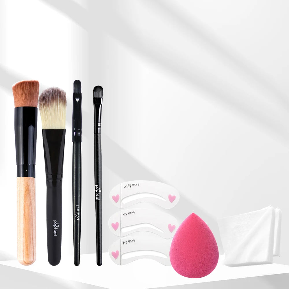 🎁 Coffret Maquillage Complet  All-in-One – Palette, Rouge à Lèvres, Fond de Teint & Accessoires
