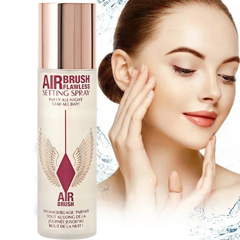 Spray fixateur de maquillage Airbrush – longue tenue, hydratant, anti-brillance, waterproof
