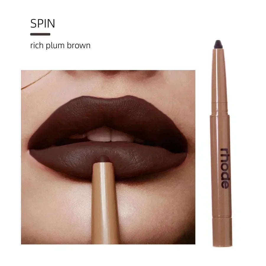 Baume à Lèvres Glossy Rhode – Hydratant, Longue Tenue, Effet Brillant & Naturel, 10ml