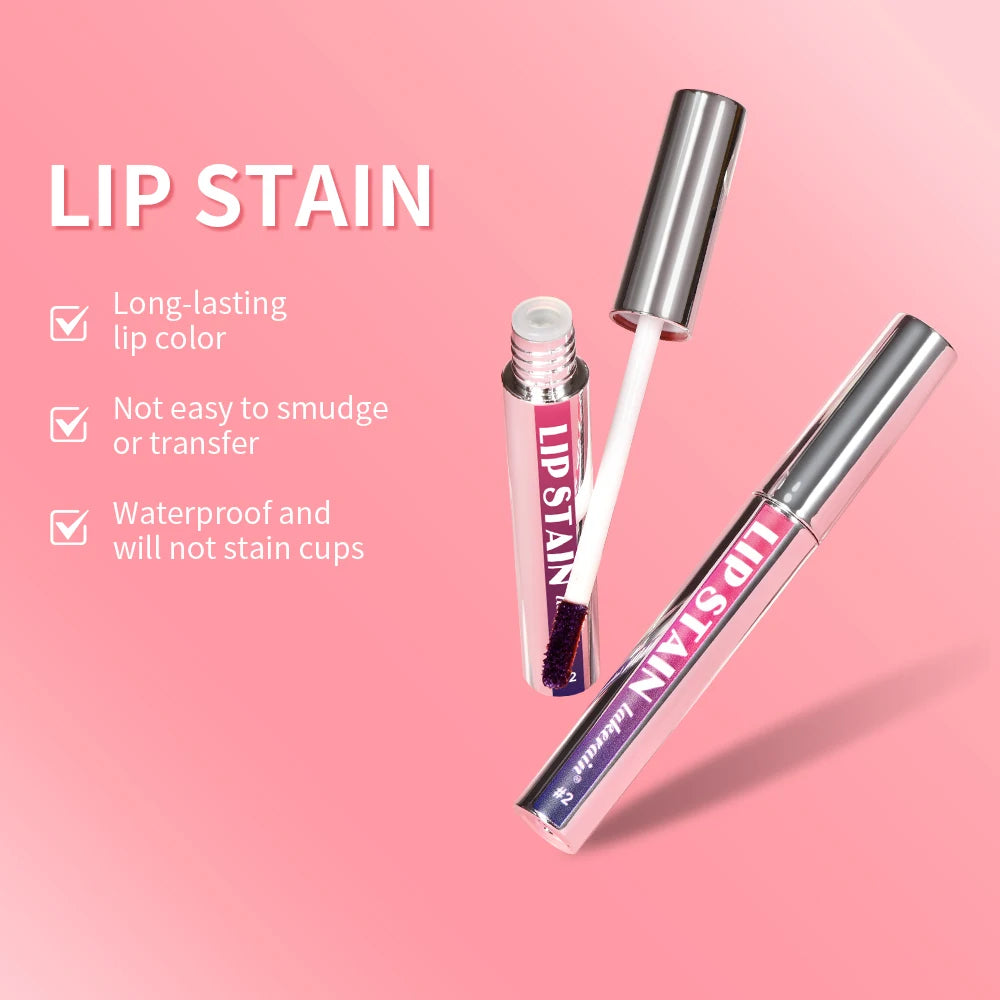 Rouge à lèvres liquide mat – encre longue durée, waterproof, anti-transfert, 3 couleurs