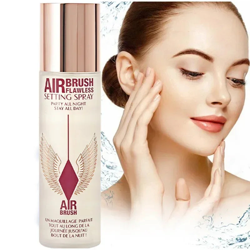 Spray fixateur de maquillage Airbrush – longue tenue, hydratant, anti-brillance, waterproof