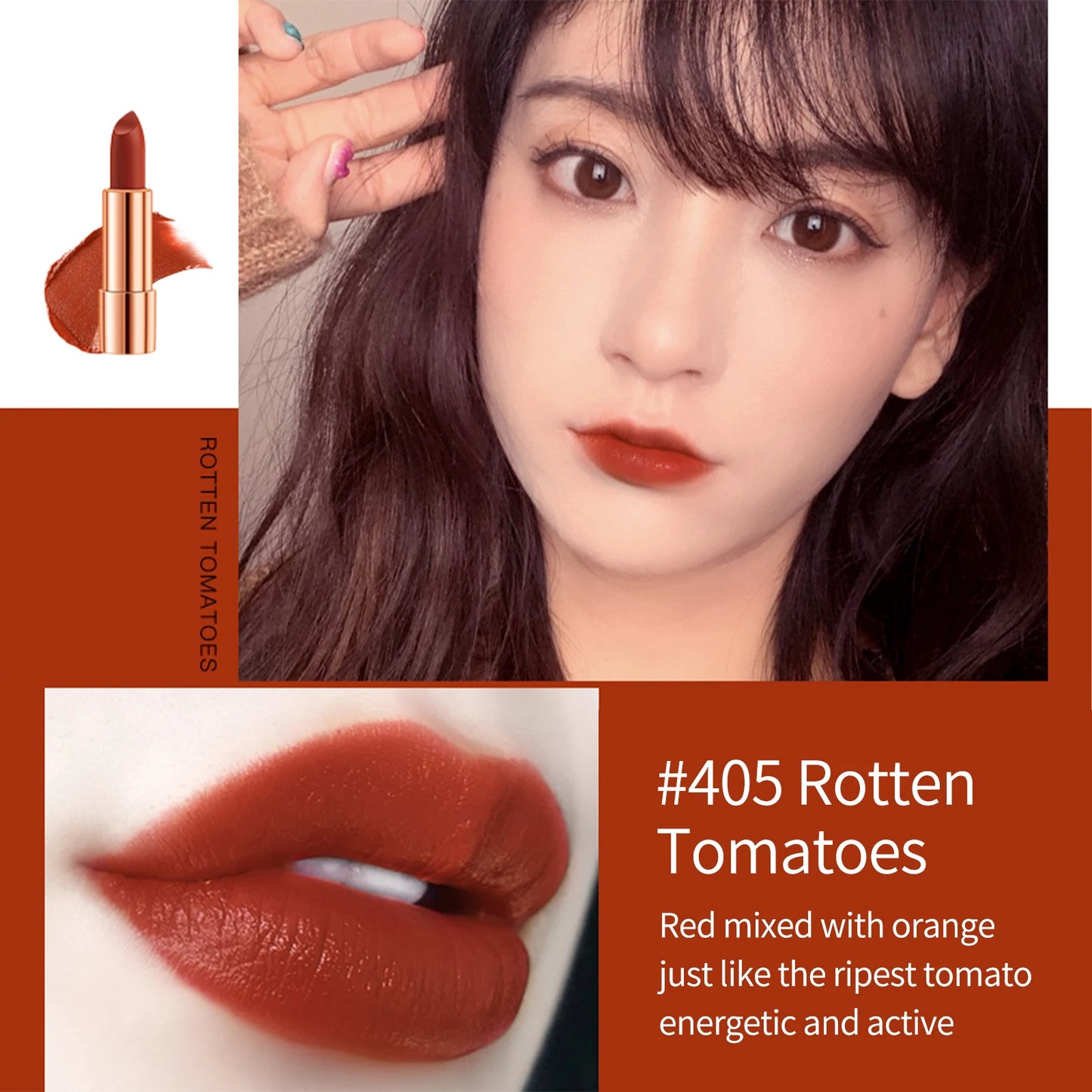 💄 Coffret 3 Rouges à Lèvres Mat + Pochette Élégante – Longue Tenue & Waterproof