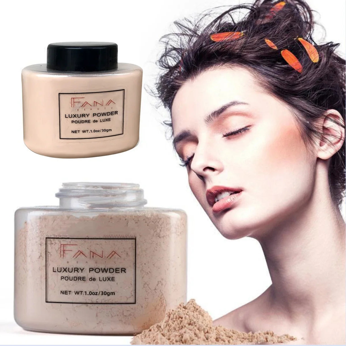 Poudre  Banane – Maquillage de Luxe Longue Durée & Anti-Brillance