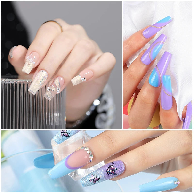 Kit Complet Manucure Gel UV – Lampe LED 36W + Perceuse & 18 Vernis Gel – Professionnel & Maison