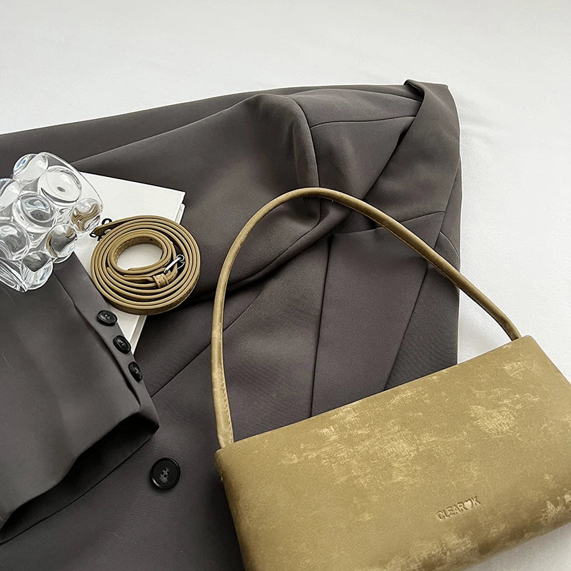 Petit Sac Bandoulière Femme – Design Carré Élégant – Cuir PU Tendance 2025