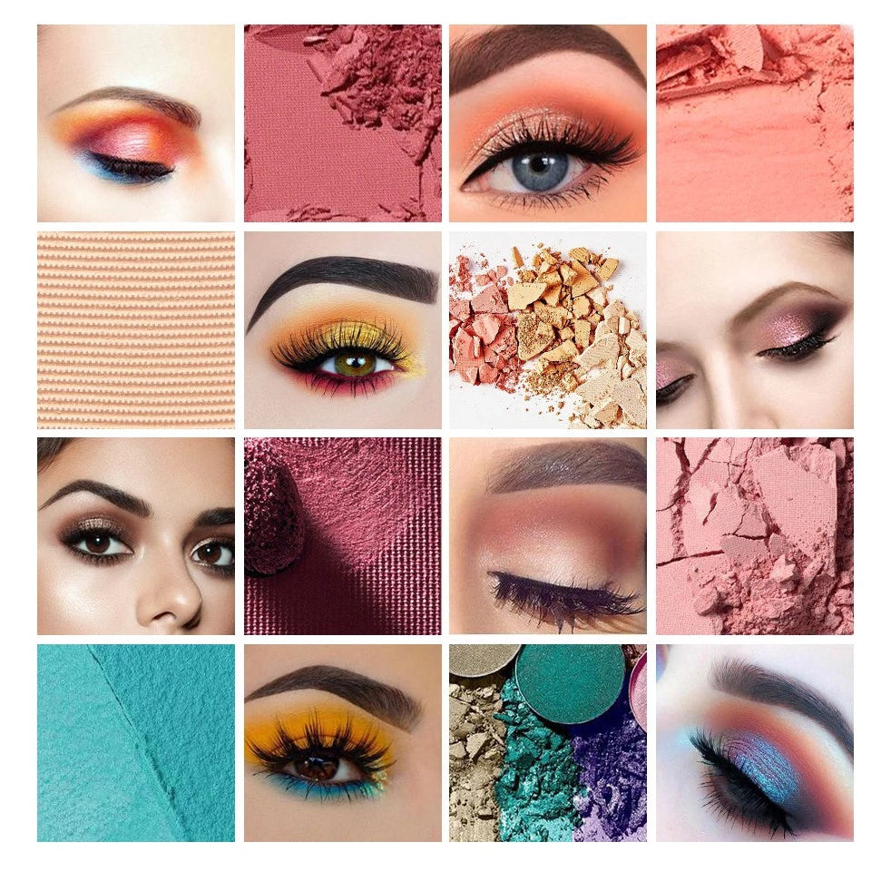 Palette Fards à Paupières 40 Couleurs POPFEEL – Longue Tenue & Haute Pigmentation