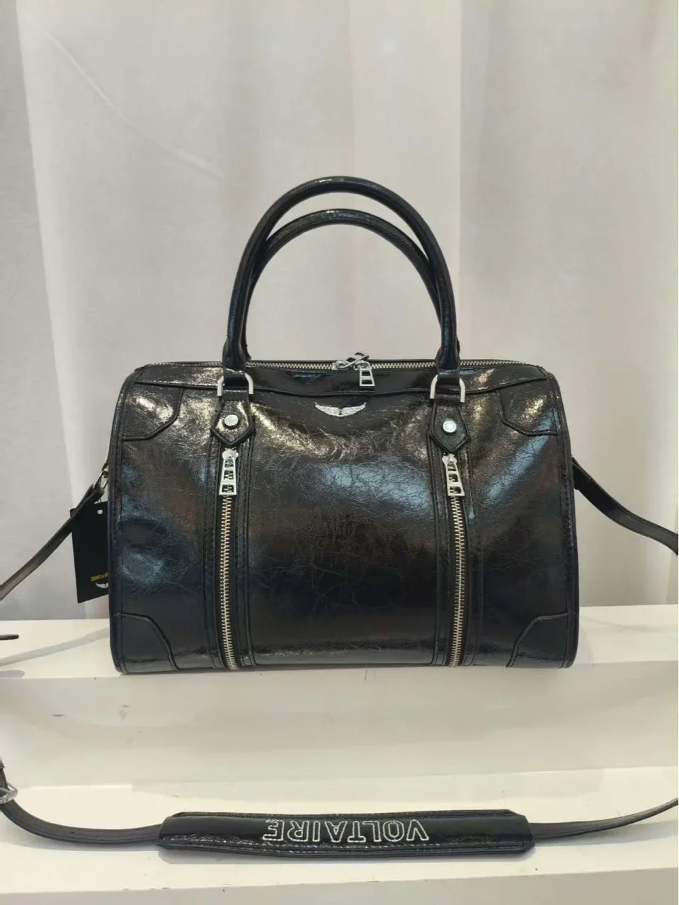Sac à bandoulière en cuir souple – Grande capacité – Style chic Zadig Voltaire