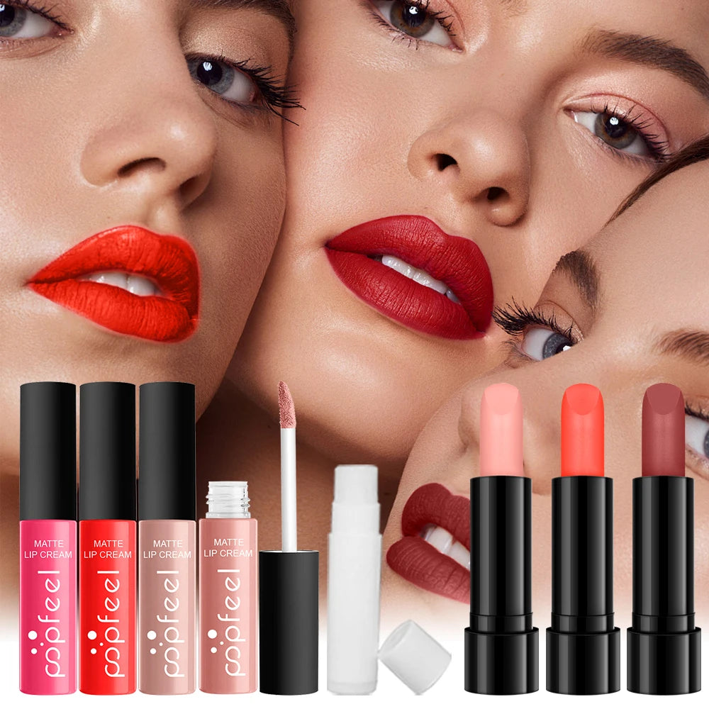 🎁 Coffret Maquillage Complet  All-in-One – Palette, Rouge à Lèvres, Fond de Teint & Accessoires
