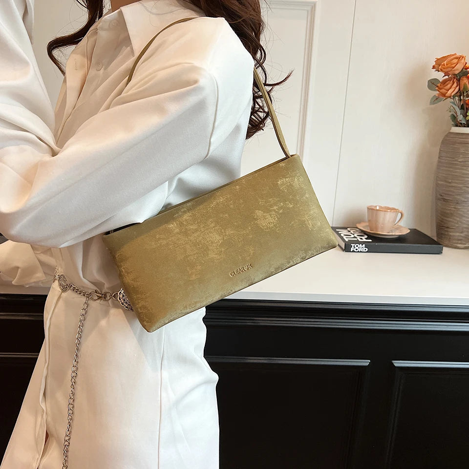 Petit Sac Bandoulière Femme – Design Carré Élégant – Cuir PU Tendance 2025