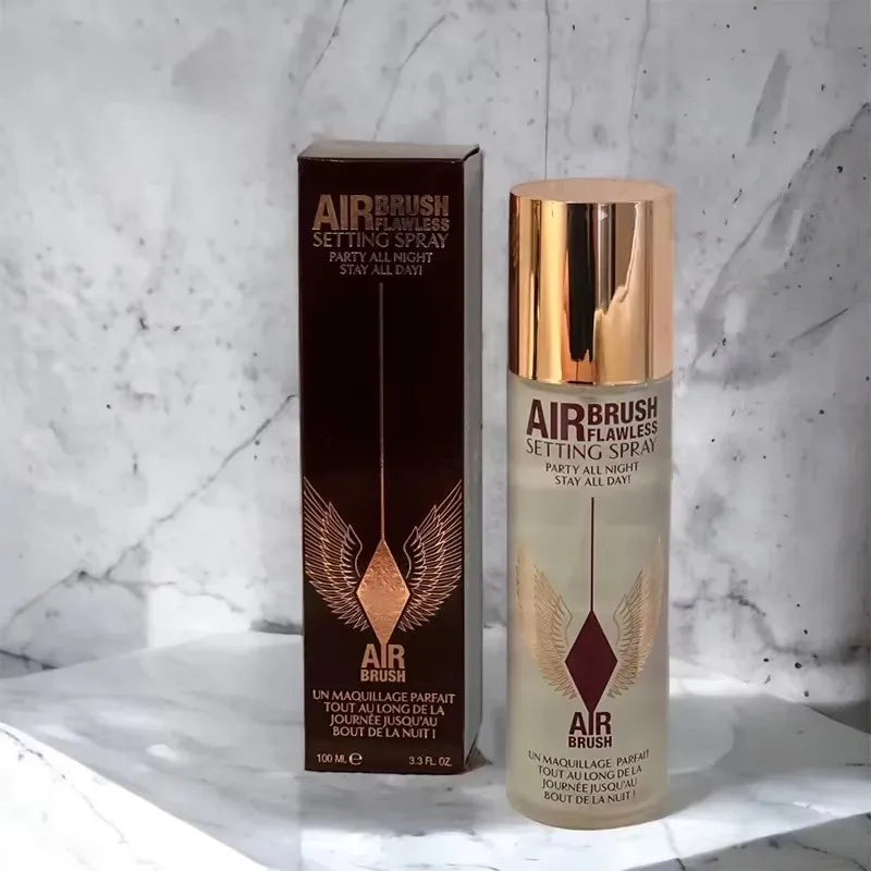 Spray fixateur de maquillage Airbrush – longue tenue, hydratant, anti-brillance, waterproof