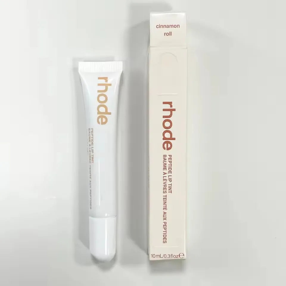 Baume à Lèvres Glossy Rhode – Hydratant, Longue Tenue, Effet Brillant & Naturel, 10ml