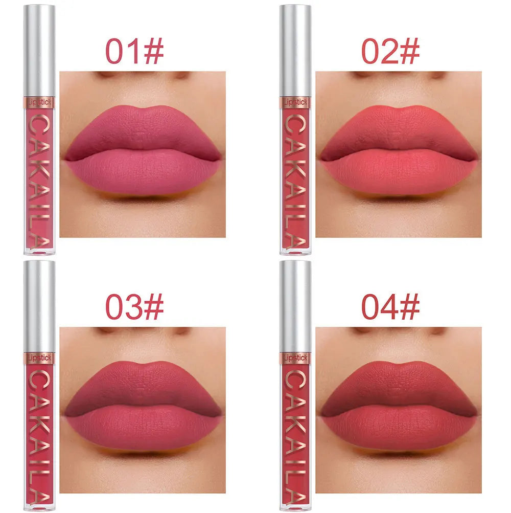 Set de 10 Rouges à Lèvres Liquides Mat & Brillant – Waterproof, Longue Tenue & Hydratants