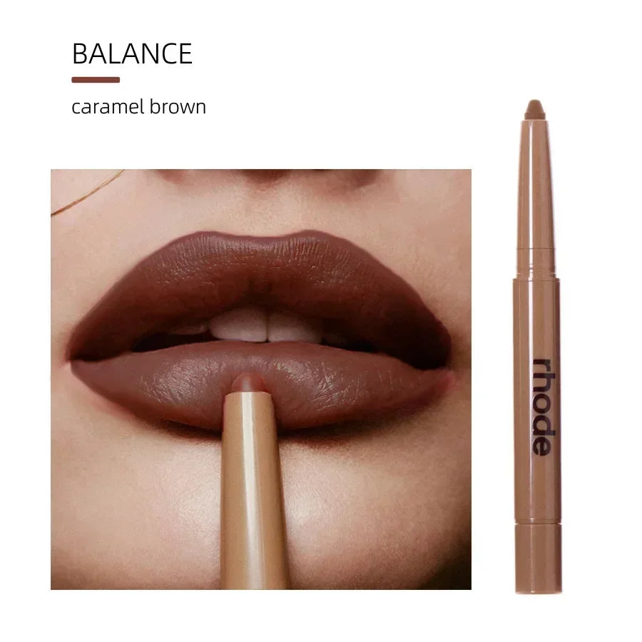 Baume à Lèvres Glossy Rhode – Hydratant, Longue Tenue, Effet Brillant & Naturel, 10ml