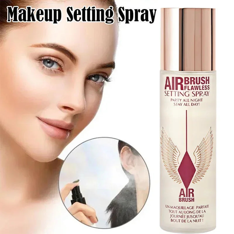 Spray fixateur de maquillage Airbrush – longue tenue, hydratant, anti-brillance, waterproof