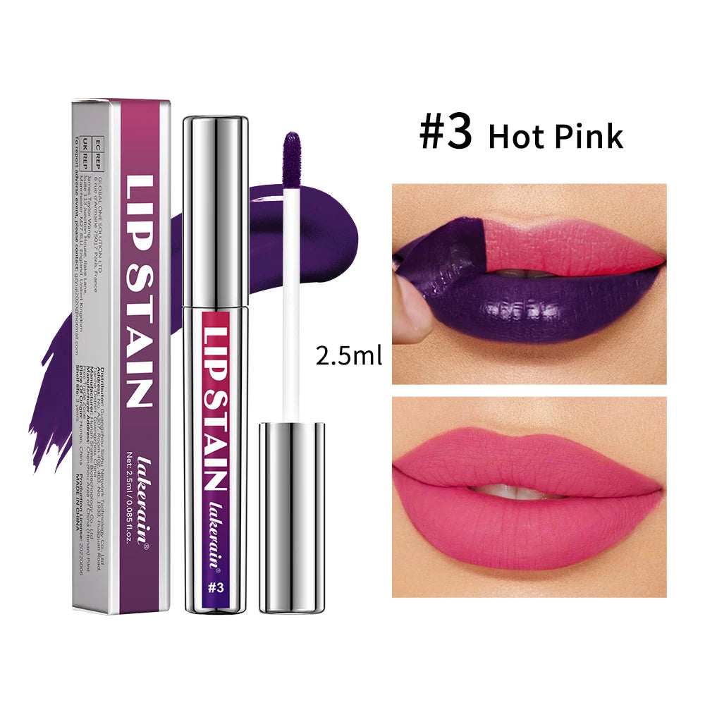 Rouge à lèvres liquide mat – encre longue durée, waterproof, anti-transfert, 3 couleurs
