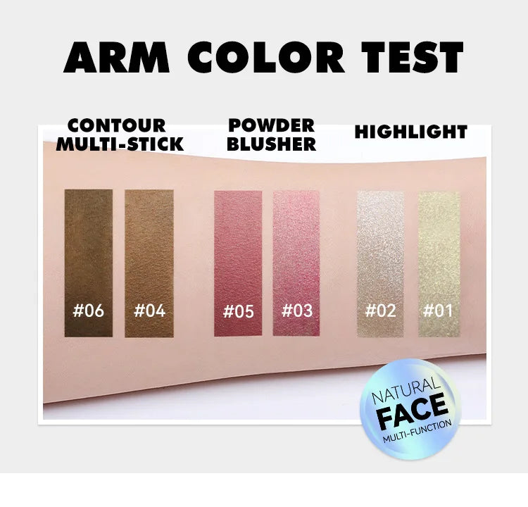 Stick Contouring & Highlighter 2-en-1 – Bâton Bronzant, Enlumineur & Correcteur Multifonction 6g