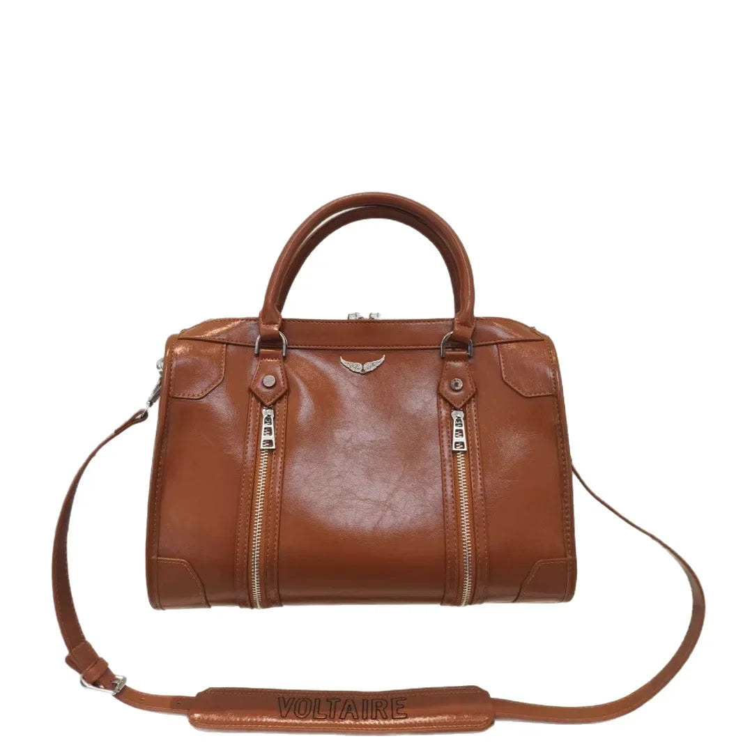 Sac à bandoulière en cuir souple – Grande capacité – Style chic Zadig Voltaire