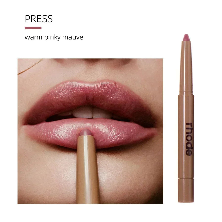 Baume à Lèvres Glossy Rhode – Hydratant, Longue Tenue, Effet Brillant & Naturel, 10ml