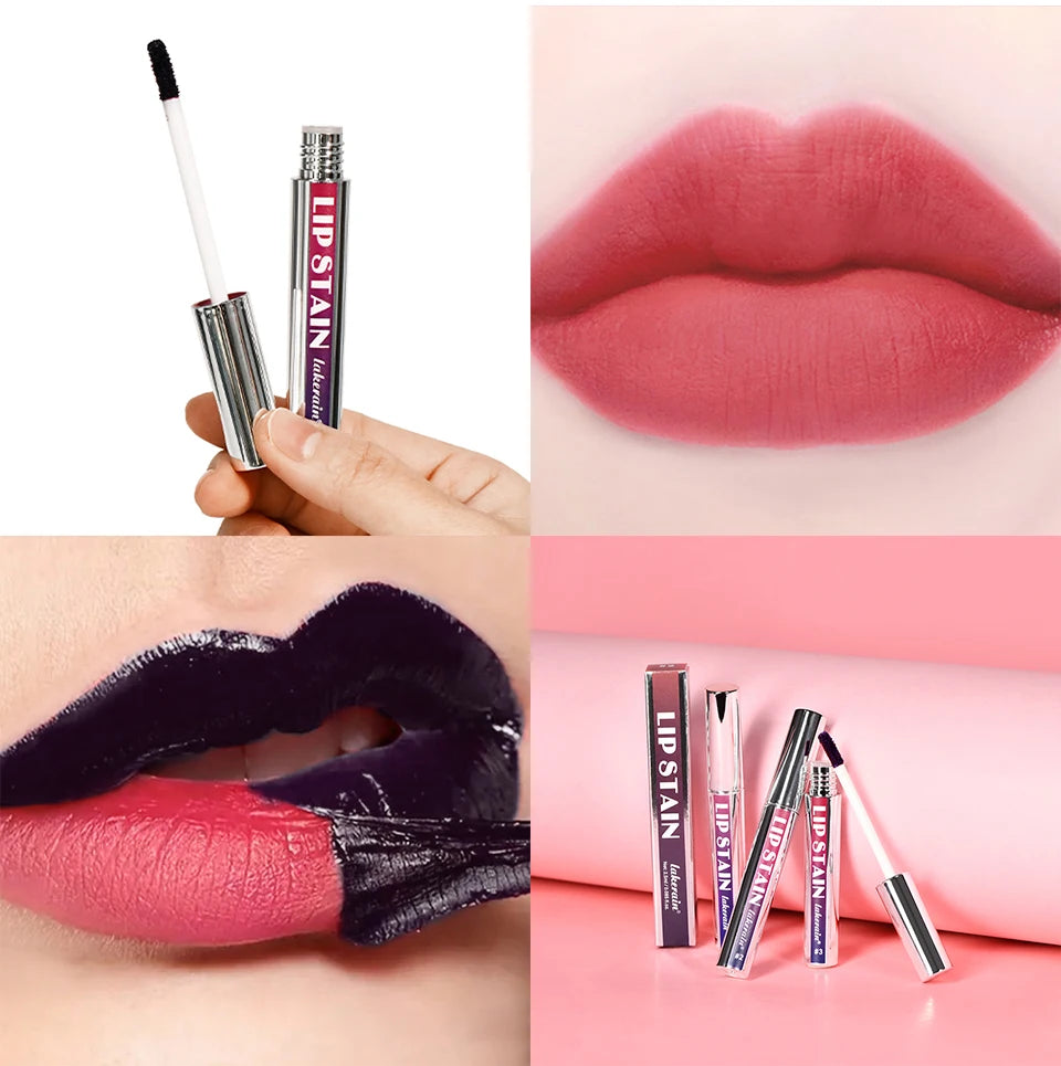 Rouge à lèvres liquide mat – encre longue durée, waterproof, anti-transfert, 3 couleurs