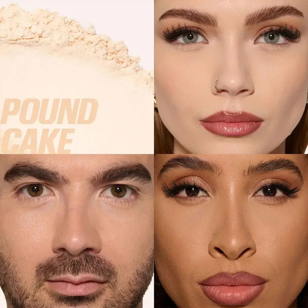 HUDA Beauty – Poudre fixatrice cuite ultra-fine longue tenue, anti-brillance, zéro pores