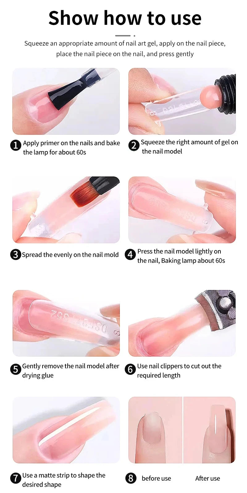 Kit Complet Manucure Gel UV – Lampe LED 36W + Perceuse & 18 Vernis Gel – Professionnel & Maison
