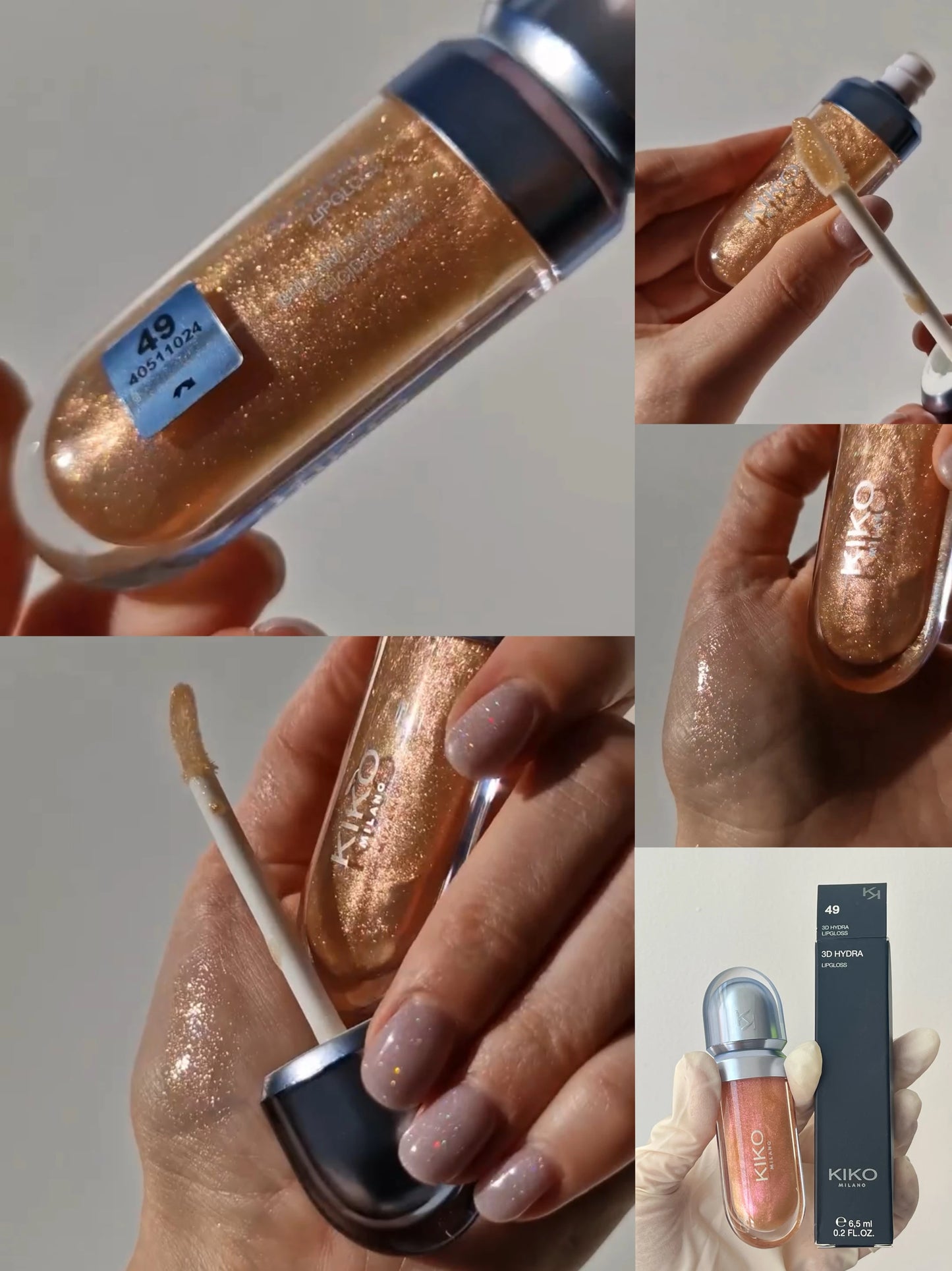 KIKO 3D Hydra Lipgloss 2025 – Brillant à Lèvres Hydratant Effet Miroir, Longue Tenue & Ultra Brillance