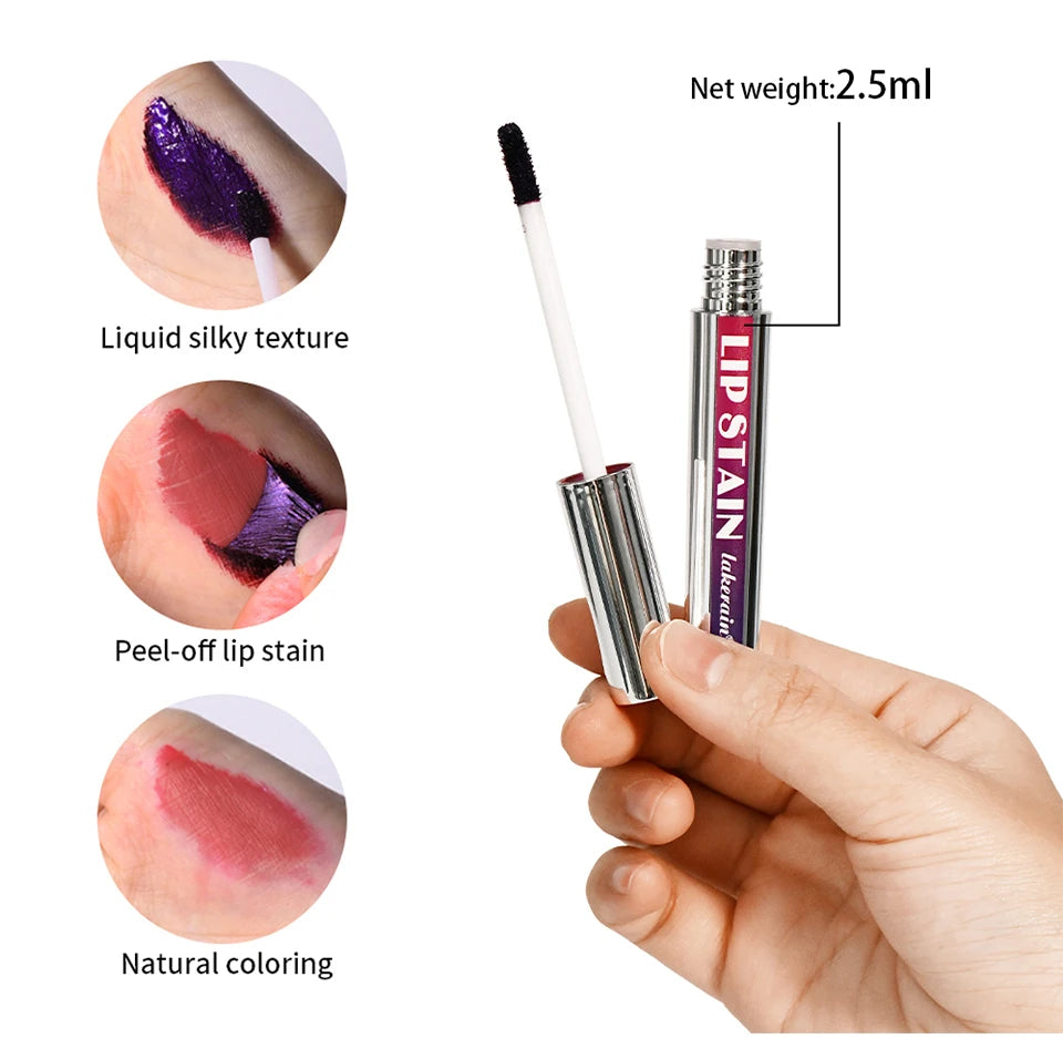 Rouge à lèvres liquide mat – encre longue durée, waterproof, anti-transfert, 3 couleurs