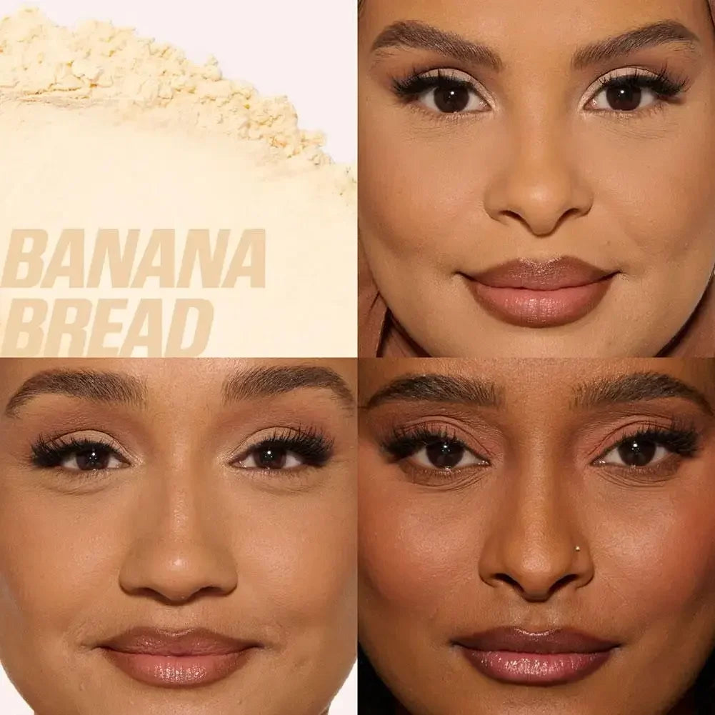 HUDA Beauty – Poudre fixatrice cuite ultra-fine longue tenue, anti-brillance, zéro pores