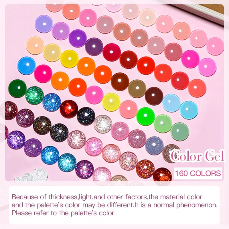 Coffret 12 Vernis Semi Permanents UV LED – Couleurs Intenses & Longue Tenue