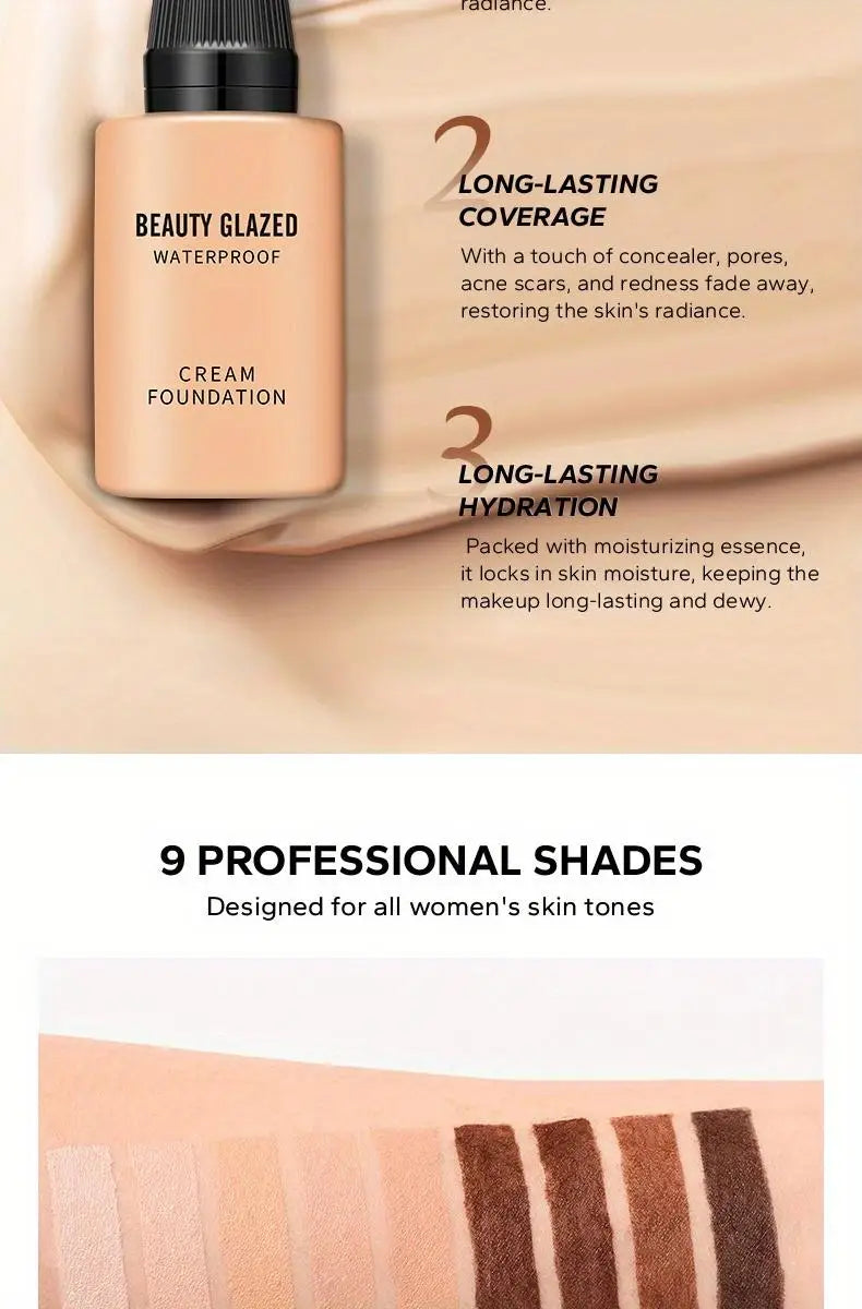 Duo Maquillage Fond de Teint & Primer – Waterproof, Mat, Longue Tenue, Set 2 Pièces Voyage