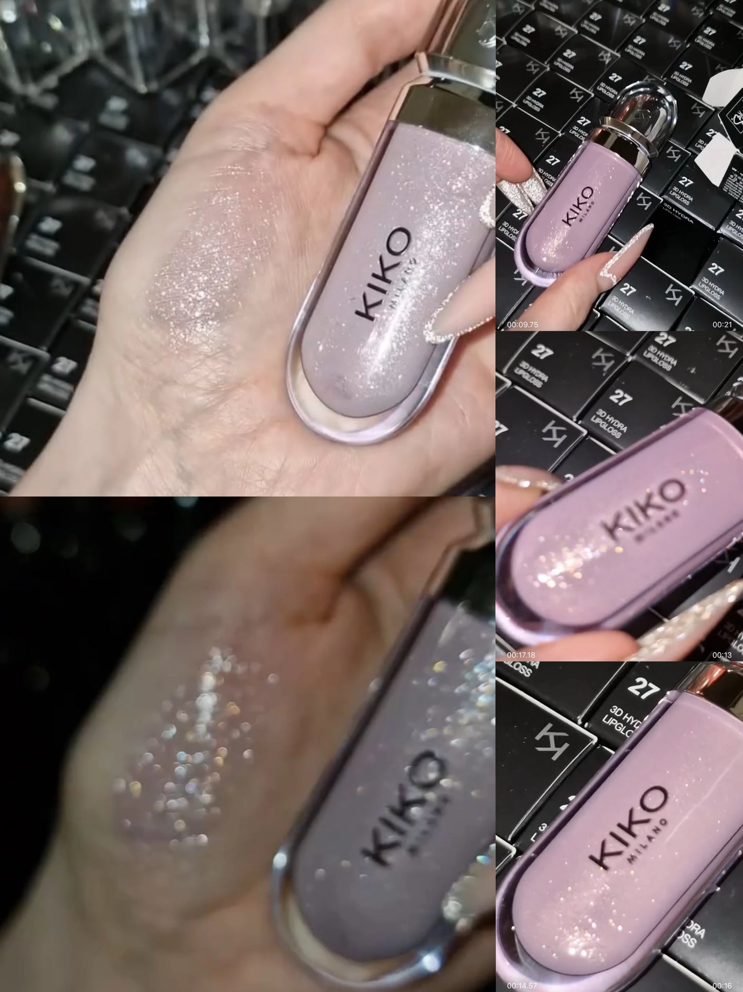 KIKO 3D Hydra Lipgloss 2025 – Brillant à Lèvres Hydratant Effet Miroir, Longue Tenue & Ultra Brillance